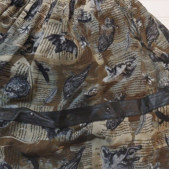 Spin Doctor werewolf, raven & bat dress - Picture 2 of 5